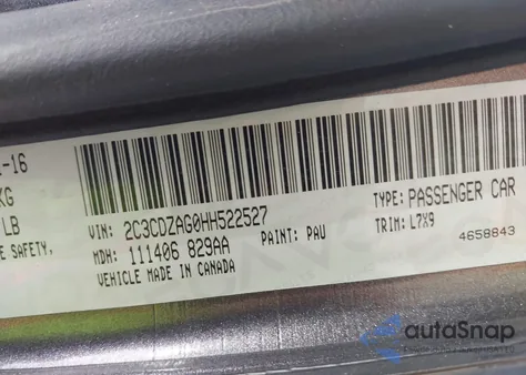 2017 Dodge Challenger Sxt from USA, damaged, VIN 2C3CDZAG0HH522527